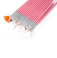 Pink Nail Art Brush Set