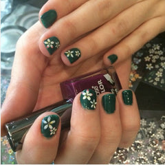 Floral Design Patterns Nail Stickers