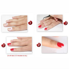 Soak Off Latex Tape Nail Gel Polish