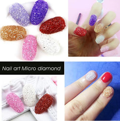 Micro Diamond Rhinestones Nail Art