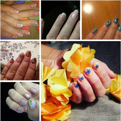 Floral Design Patterns Nail Stickers