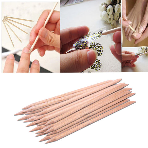 Wood Stick Nail Brush