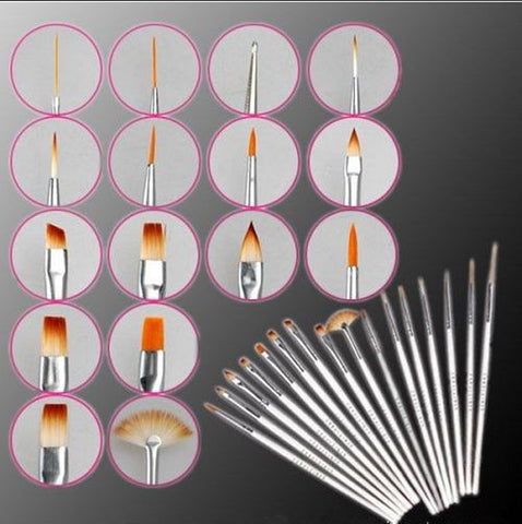 Nail Styling Brush Set Tools