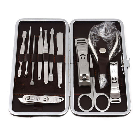 Stone Pattern Case+12 in 1 pcs Nail Clipper Kit